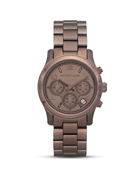 michael kors womens chocolate watches india|Michael Kors women's oversized watches.